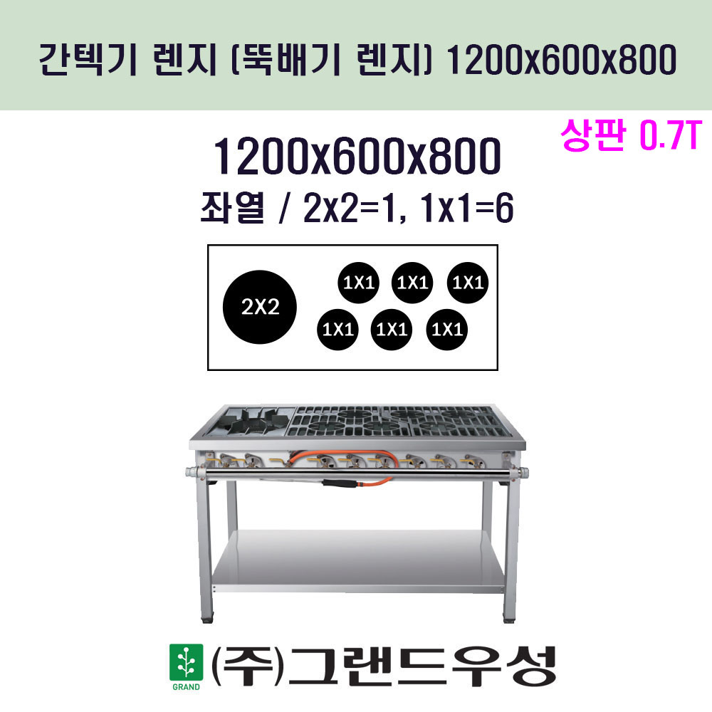 رⷻ ¿(2x2=1,1x1=6) W1200xD600xH800 