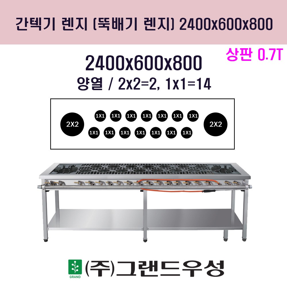 رⷻ 翭 (2x2=2,1x1=14) W2400xD600xH800 
